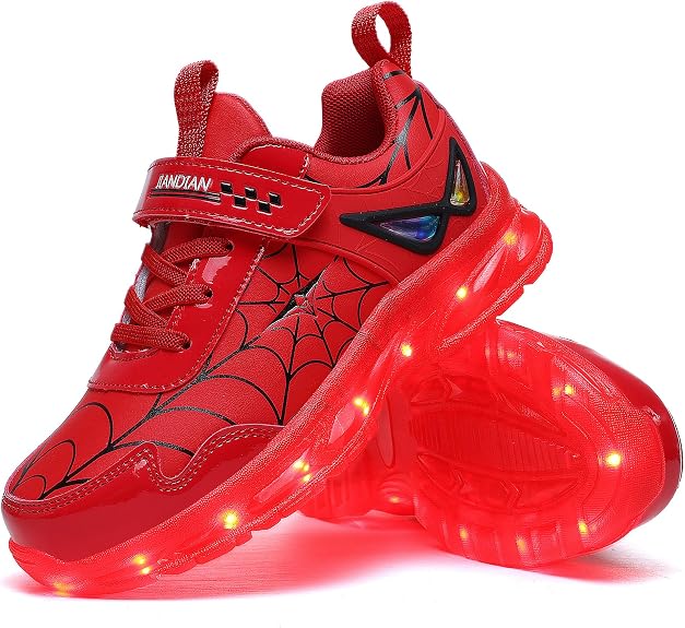 Kids Light Up Shoes for Boy Girl Toddler Sneakers Rechargeable Gift
