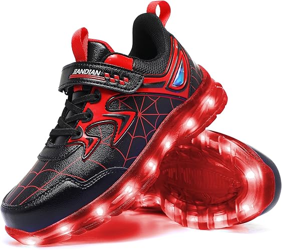 Kids Light Up Shoes for Boy Girl Toddler Sneakers Rechargeable Gift