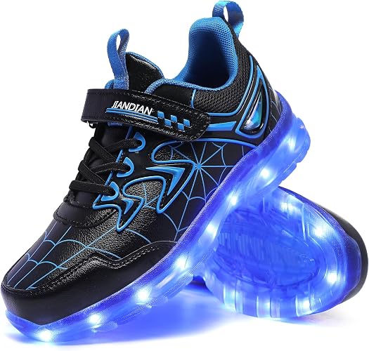 Kids Light Up Shoes for Boy Girl Toddler Sneakers Rechargeable Gift