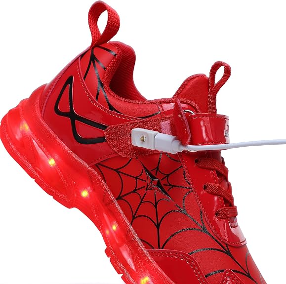 Kids Light Up Shoes for Boy Girl Toddler Sneakers Rechargeable Gift