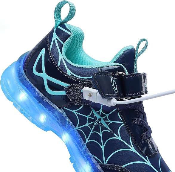 Kids Light Up Shoes for Boy Girl Toddler Sneakers Rechargeable Gift