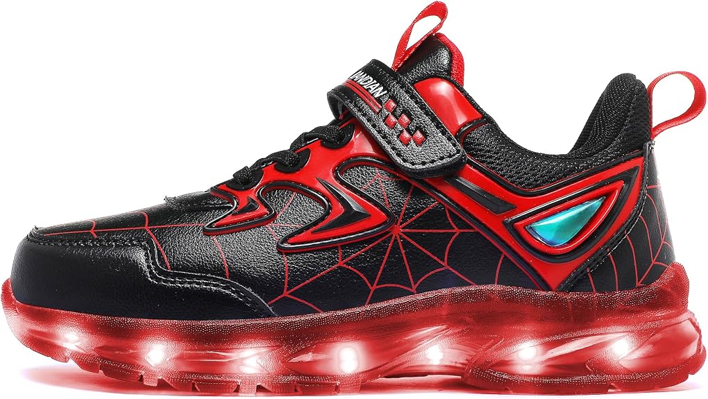 Kids Light Up Shoes for Boy Girl Toddler Sneakers Rechargeable Gift