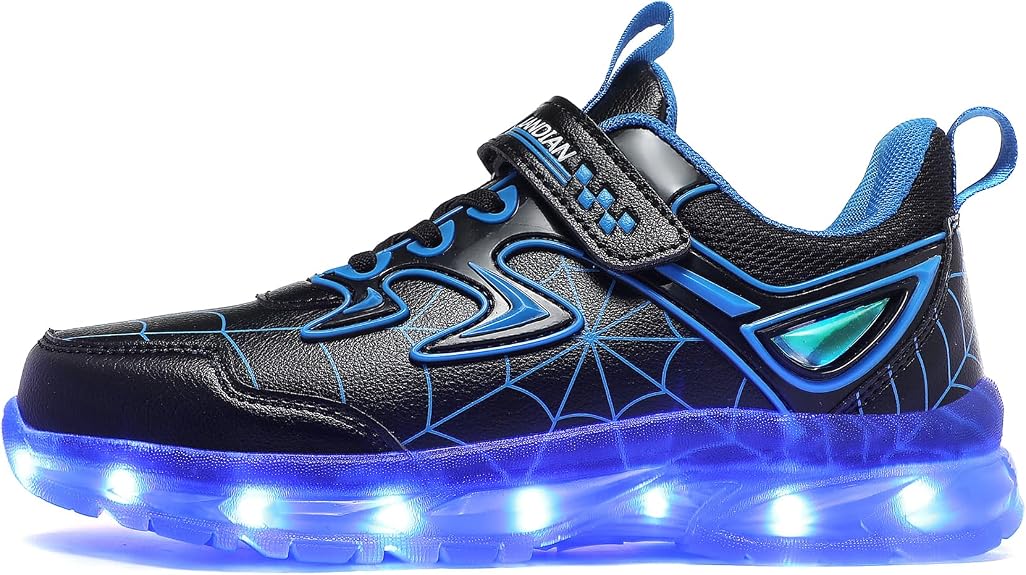 Kids Light Up Shoes for Boy Girl Toddler Sneakers Rechargeable Gift