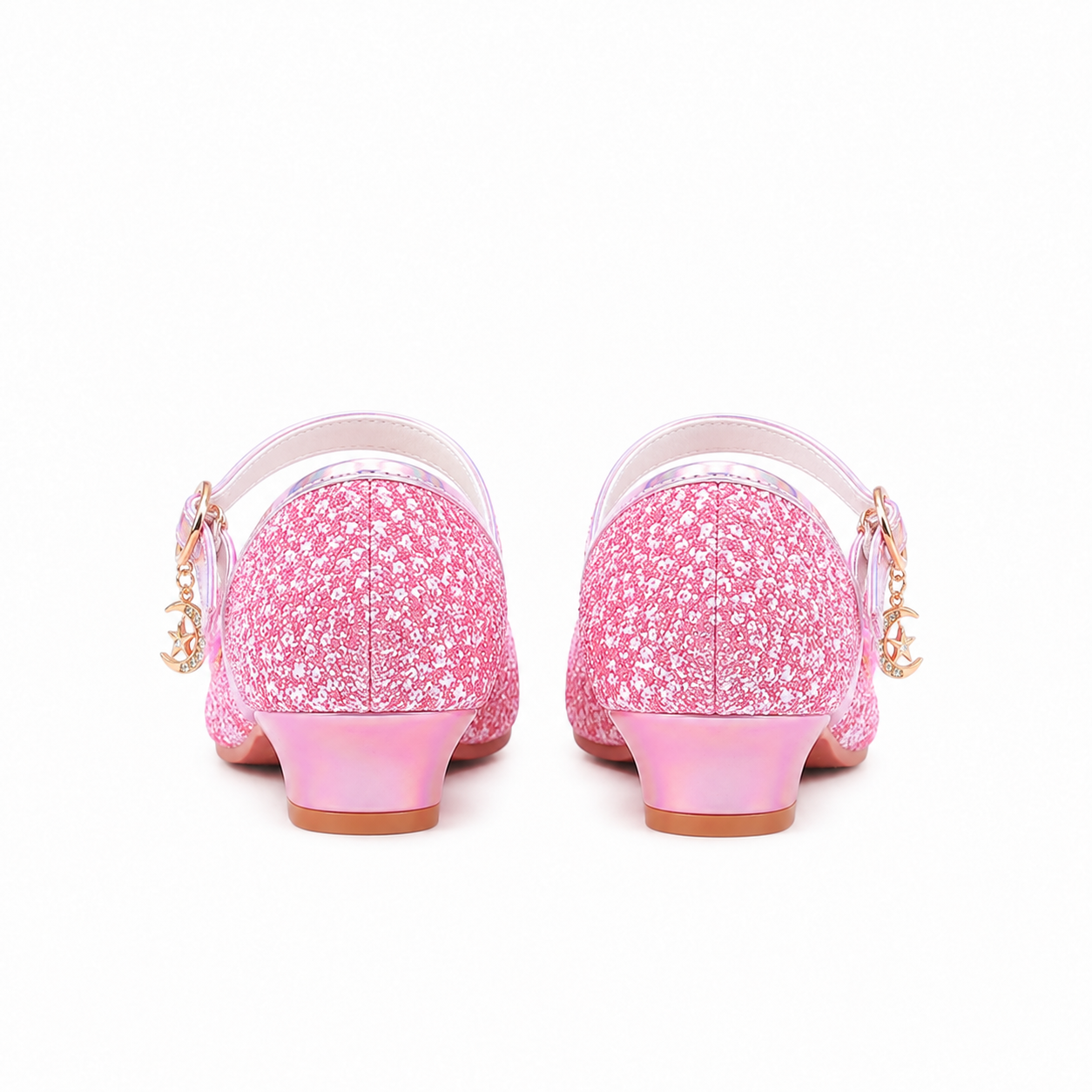 ALPHELIGANCE Girls Sparkle Mary Jane Princess Dress Shoes – Glitter Party Flats