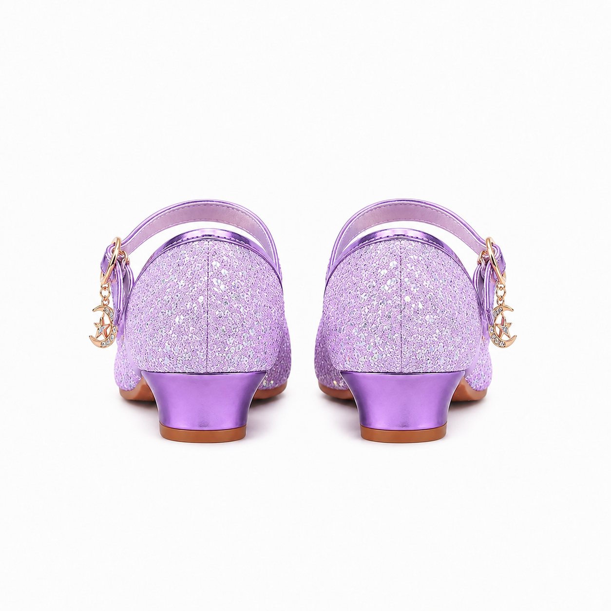 ALPHELIGANCE Girls Sparkle Mary Jane Princess Dress Shoes – Glitter Party Flats