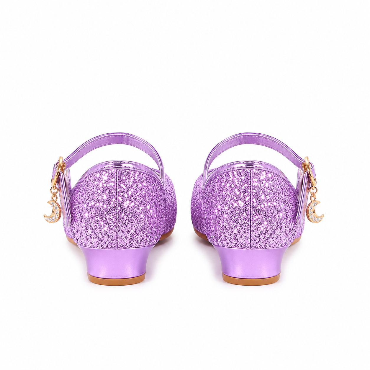 ALPHELIGANCE Girls Sparkle Mary Jane Princess Dress Shoes – Glitter Party Flats
