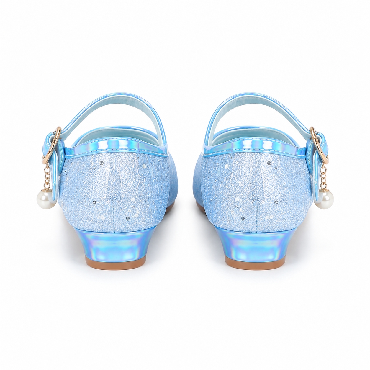 ALPHELIGANCE Girls Sparkle Mary Jane Princess Dress Shoes – Glitter Party Flats