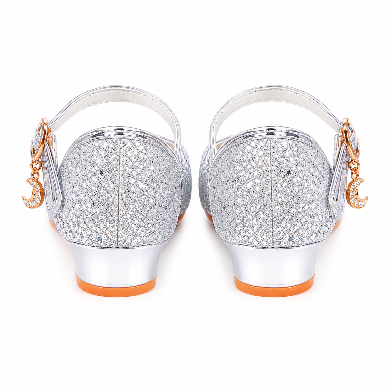 ALPHELIGANCE Girls Sparkle Mary Jane Princess Dress Shoes – Glitter Party Flats