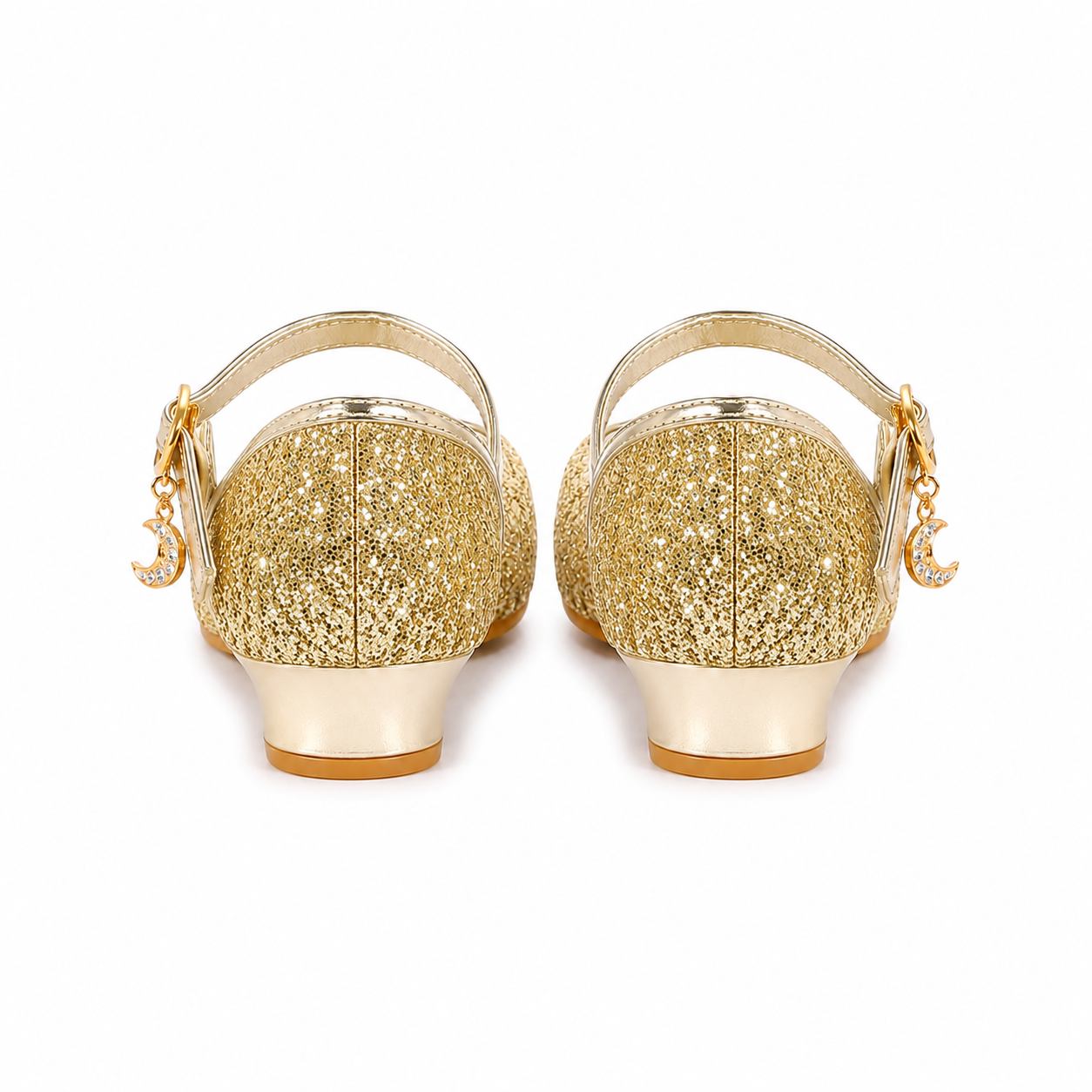 ALPHELIGANCE Girls Sparkle Mary Jane Princess Dress Shoes – Glitter Party Flats