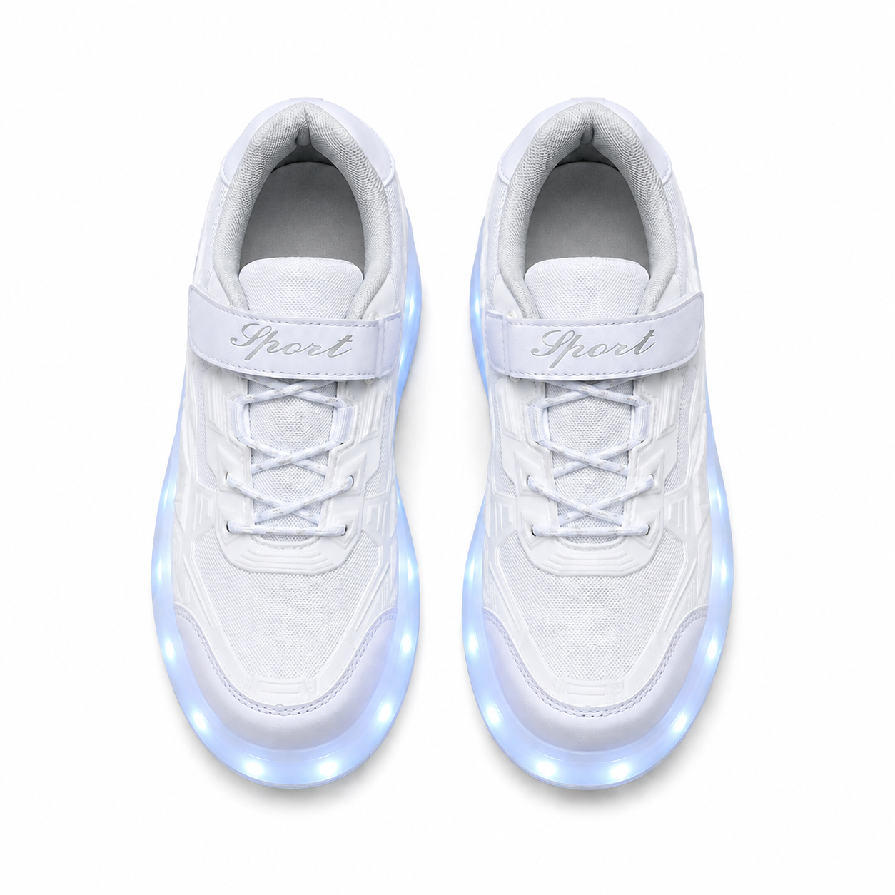 YUNICUS Kids’ Light-Up Roller Sneakers with Wheels for Boys & Girls