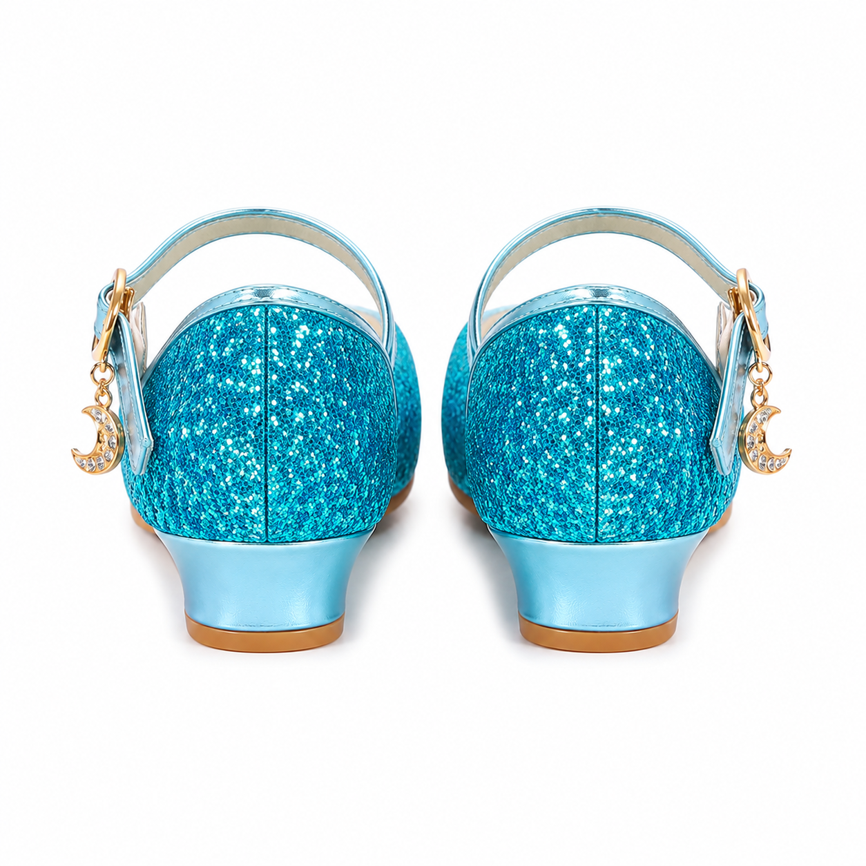 ALPHELIGANCE Girls Sparkle Mary Jane Princess Dress Shoes – Glitter Party Flats